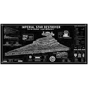 Star Wars Imperial Star Destroyer Framed Spec Plate